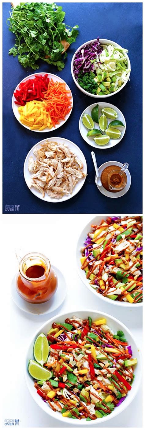 Rainbow Thai Chicken Salad Top Kitchen Magazine