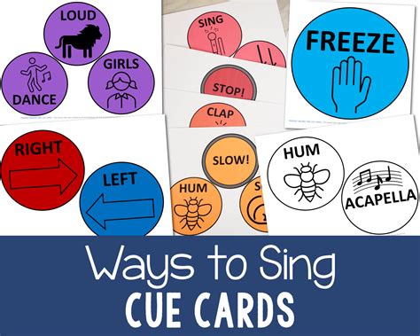 Primary Singing Time Cue Cards to Review ANY Primary Song! - Primary ...