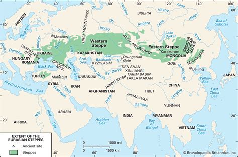 Mongolian Steppe Map