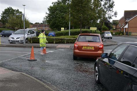 Morrisons, off Sutton Road, Maidstone, closed after its roof collapsed.