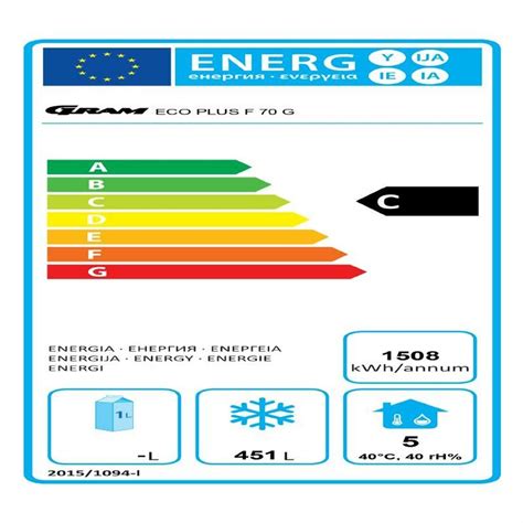 HC618 PC Gram Eco Plus 1 Door 610Ltr Freezer Vario Silver F 70 RCG C1 4N