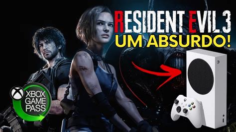 QUE ABSURDO Teste De RESIDENT EVIL 3 REMAKE No XBOX SERIES S Ray