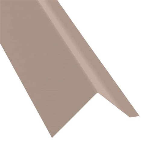 Gibraltar Building Products 3 75 In X 10 Ft 29 Gauge Galvalume Ef3 Eave Flashing In Tan 987669