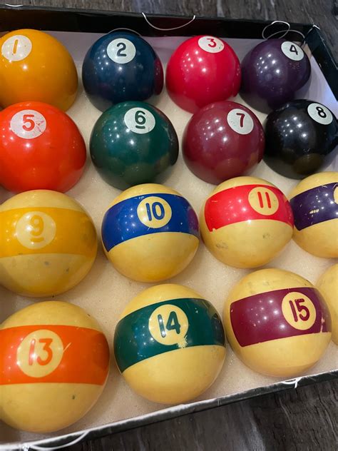 Aramith Continental Belgian Billiard Balls Pool Balls Vintage Etsy