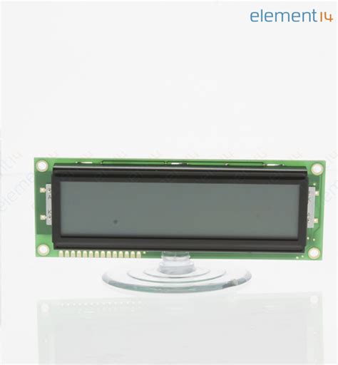 PC1602LRS-LWA-B - Powertip - Alphanumeric LCD, 16 x 2, Black on Yellow ...