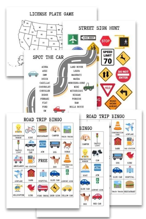 Free Printable Car Ride Games - NewFreePrintable.net