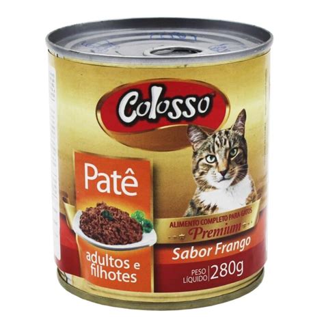 Patê Colosso para Gatos Adultos e Filhotes Frango 280g