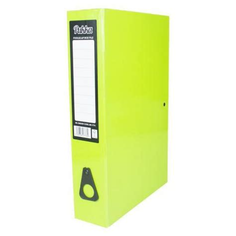 Pukka Brights Box File Foolscap Gloss Exr Pk Box Files