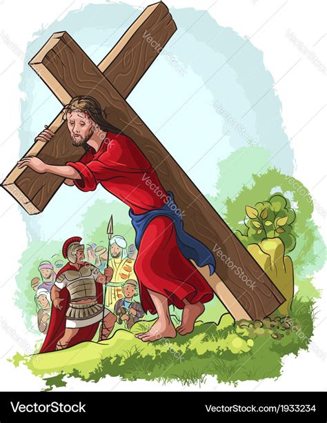 Jesus Carrying A Cross