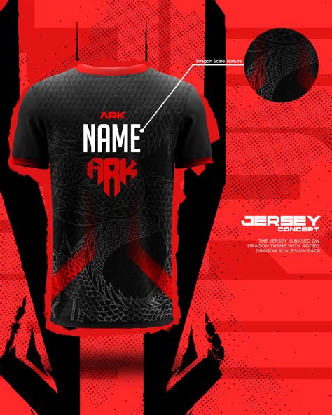 The ARK Esports Project (Logo and Jersey Design) on Behance