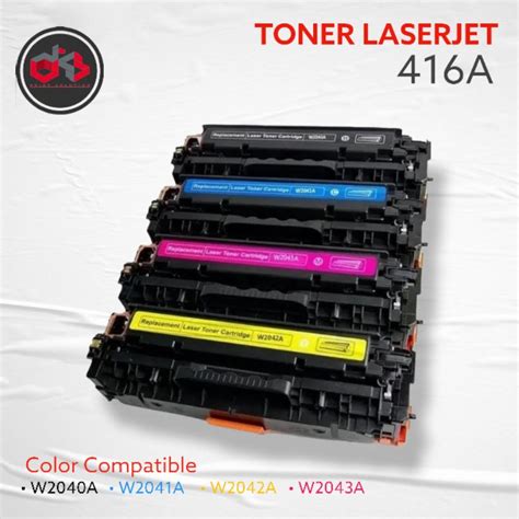 Jual Toner 416a W2040a W2041a W2042a W2043a Compatible Hp Lj M454 M479