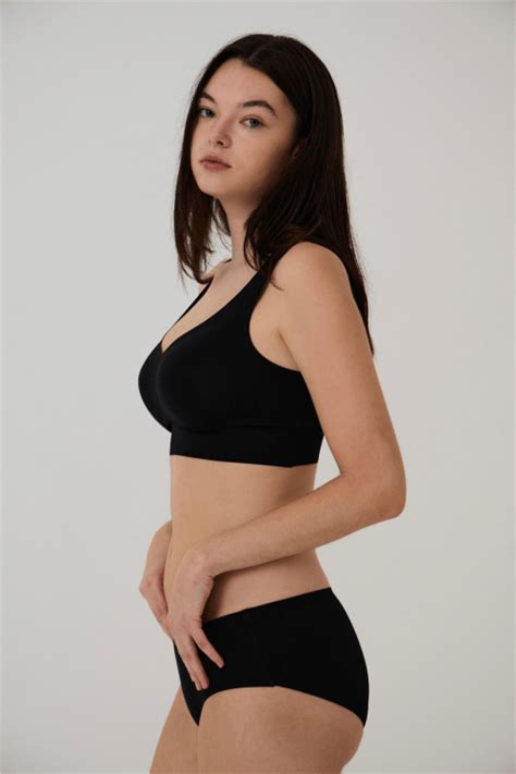 MUSINSA VERISH COOL FIT BRA VOLUME NO HOOK BLACK