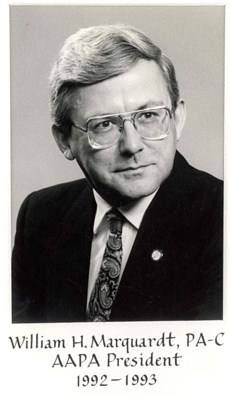 William H. Marquardt, MA, PA-C Emeritus, DFAAPA - Physician Assistant