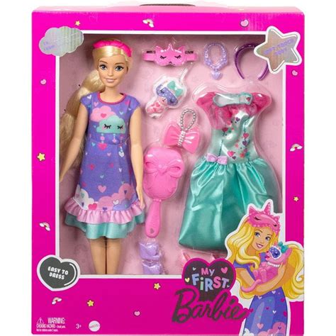 Barbie My First Deluxe Dukke Blonde Barbie Dukker Hmm Shop Eurotoys Dk