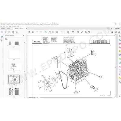 Manitou Forklift Msi Turbo Buggie S E Parts Manual