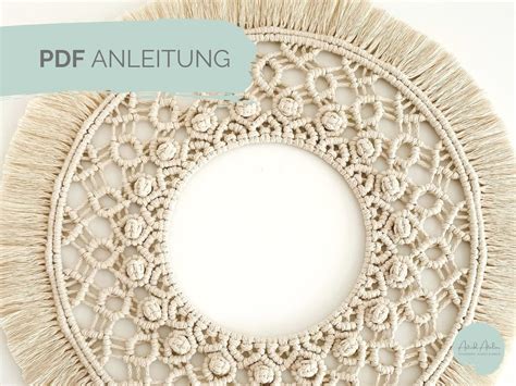 Makramee Anleitung Mandala Deutsch Etsy De