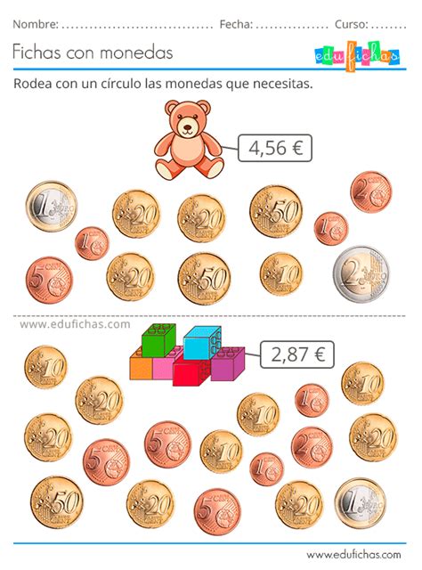 Ejercicios Con Monedas Para Niños De Preescolar Actividades Con Monedas Para Ninos The Ot