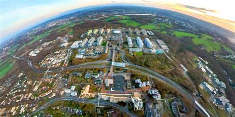 Luftbild Bochum Fish Eye Perspektive Campus Geb Ude Der Ruhr