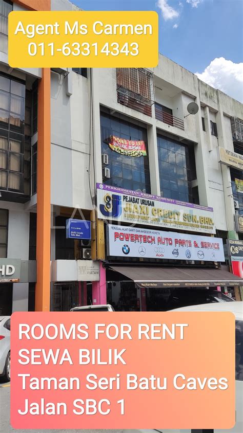 Partially Furnished Commercial Room For Rent At Taman Sri Batu Caves