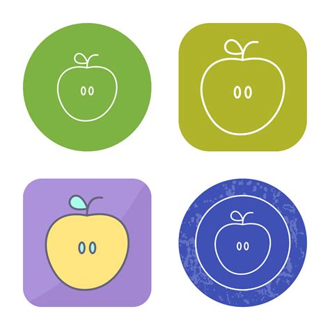 Apples Vector Icon 34572305 Vector Art At Vecteezy