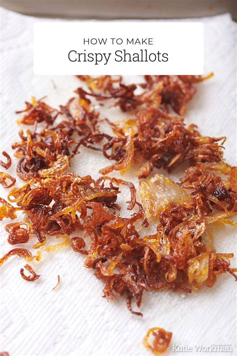 How To Make Crispy Shallots Recipe Crispy Shallots Shallot Recipes