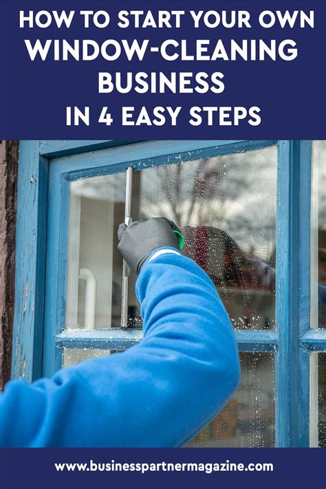 A Person Cleaning Windows With The Words How To Start Your Own Window