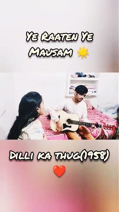 Ye Raaten Yeh Mausam Sanam Ft Simran Sehgal Guitar Cover Youtube