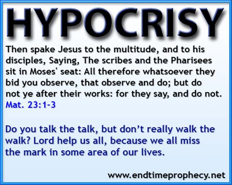 Hypocrisy Bible Quotes Quotesgram