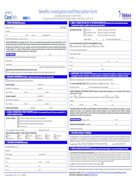 Fillable Online Benefit Investigation And Prescription Form For Spacecraft Fax Email Print