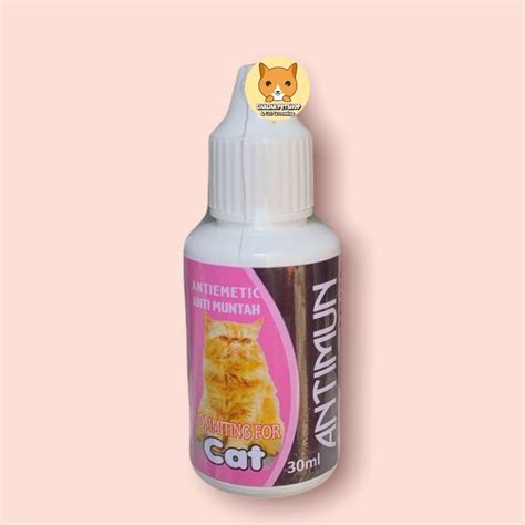 Jual Antimun Cat Ml Obat Anti Muntah Kucing Shopee Indonesia