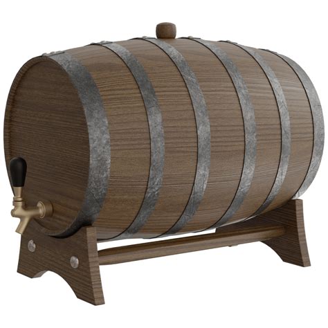 Wooden Wine Barrel 3d Model A23d