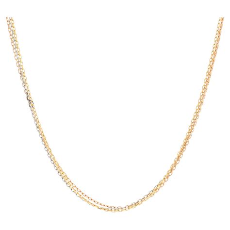 Cartier Trinity De Cartier Three Station Necklace 18K Tricolor Gold For