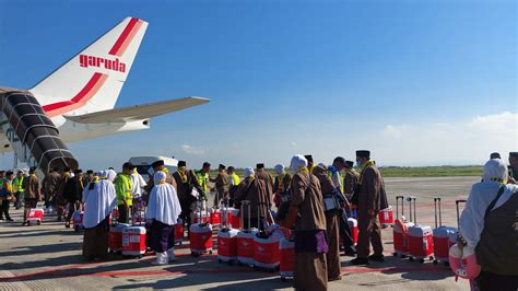 Jemaah Haji Kloter Pertama Embarkasi Lombok Sukses Terbang Ke Tanah