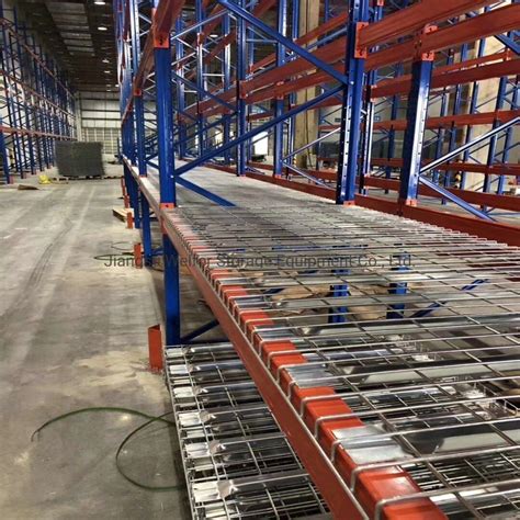 Q235 Steel Industrial Warehouse Storage Heavy Duty Metal Pallet Rack