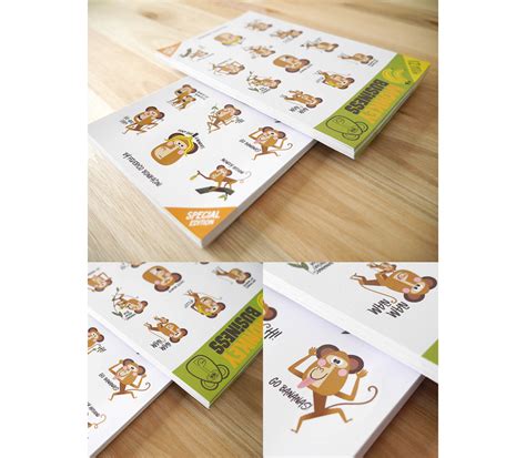 Monkey Stickers on Behance