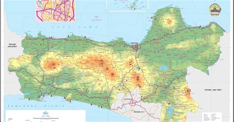 Peta Provinsi Jawa Tengah (Jateng)