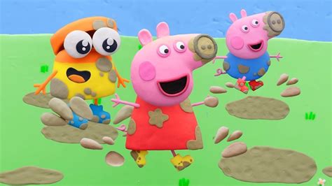 Peppa Pig Official Channel Doh Doh And Peppa Pig S Puddle Jump Play