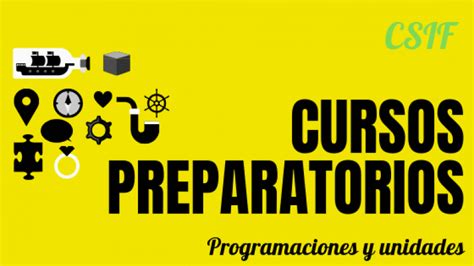 CSIF CURSOS CSIF PREPARATORIOS PARA OPOSICIONES DOCENTES