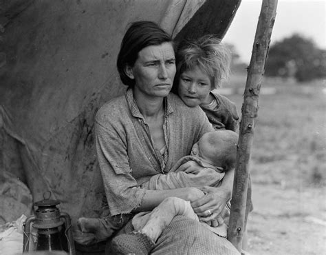 The story of the iconic Migrant Mother photograph, 1936 - Rare ...