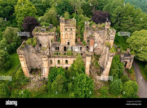 Lennox Castle Ruins, Lennoxtown, Glasgow, Scotland, UK Stock Photo - Alamy