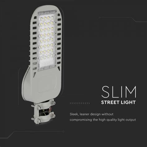 Lampa Stradala Led Cip Samsung W K Lm W Gri V Tac Pre