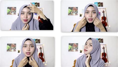 Tutorial Hijab Pashmina Simple Dan Mudah Untuk Remaja Wajah Bulat