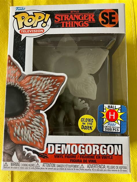 Sdcc Exclusive Funko Pop Stranger Things White Demogorgon Hall H