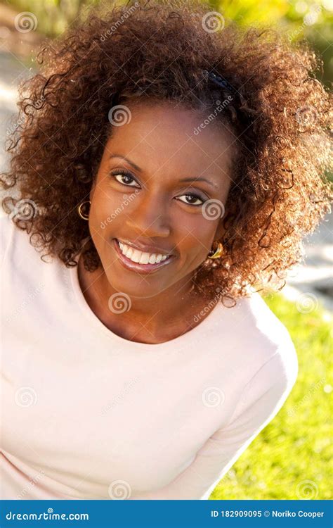 African American Mature Woman Stock Image Image Of Beauty