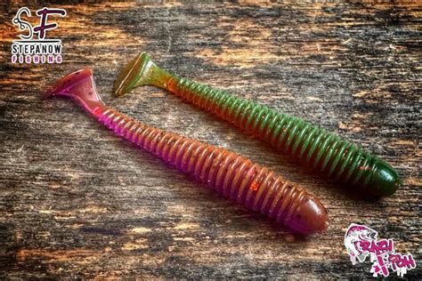 PRZYNĘTY GUMOWE NA OKONIA, SANDACZA, SZCZUPAKA CRAZY FISH - VIBRO WORM 5cm