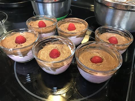 Keto Chocolate Raspberry Mousse Cups Recipe In Comments Rketorecipes