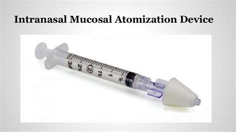 Nasal Atomizer - Nasal Drug Administration