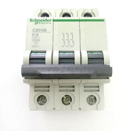 Mcb S Schneider Electric C Hb B A Pole Phase Mcb