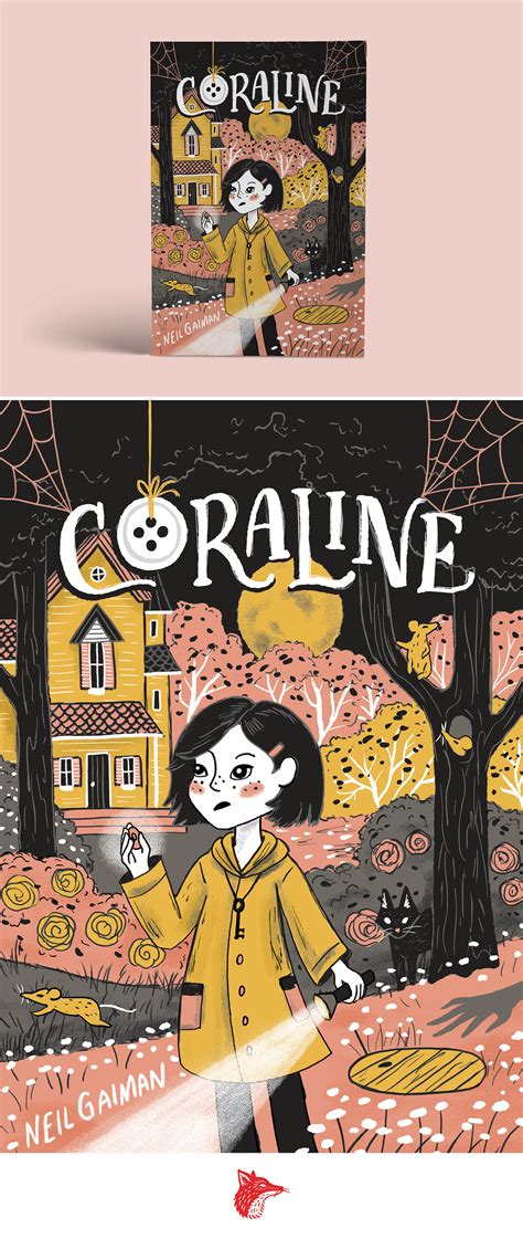 Coraline Book Cover - M.Scarlett