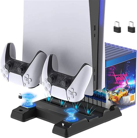 New World Cooling Stand For PS5 Dual Controller Charging Stand Charging